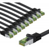 Goobay 69766 CAT 8.1 ühenduskaabel, S/FTP (PiMF), GHMT-sertifitseeritud, 3 m, hall (10 tk)