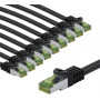 Goobay 69766 CAT 8.1 ühenduskaabel, S/FTP (PiMF), GHMT-sertifitseeritud, 3 m, hall (10 tk)