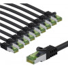 Goobay 69767 CAT 8.1 ühenduskaabel, S/FTP (PiMF), 5 m, hall (10 tk)