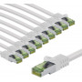 Goobay 69788 CAT 8.1 võrgukaabel, GHMT-sertifitseeritud, S/FTP (PiMF), 3 m, valge (10 tk)