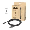 Club 3D CAC-2508 USB-C ohutu laadimiskaabel, 240 W, laadimisnäidikuga, pistik/pistik, 2 m