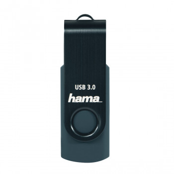 Hama Rotate USB-mälupulk, 256 GB, USB 3.0, petroolsinine