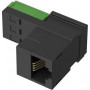 Hama telefoniadapter, T+T-pistik – modulaarne pesa 8p4c