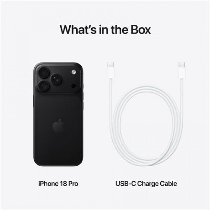 Apple iPhone 18 Pro nutitelefon, 256 GB, JP eSIM, must