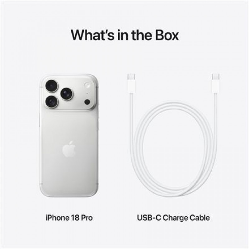 Apple iPhone 18 Pro nutitelefon, 256 GB, JP eSIM, hõbedane