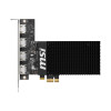 MSI GeForce GT 710 2GD3H videokaart, 2 GB GDDR3, 64-bitine, 4x HDMI