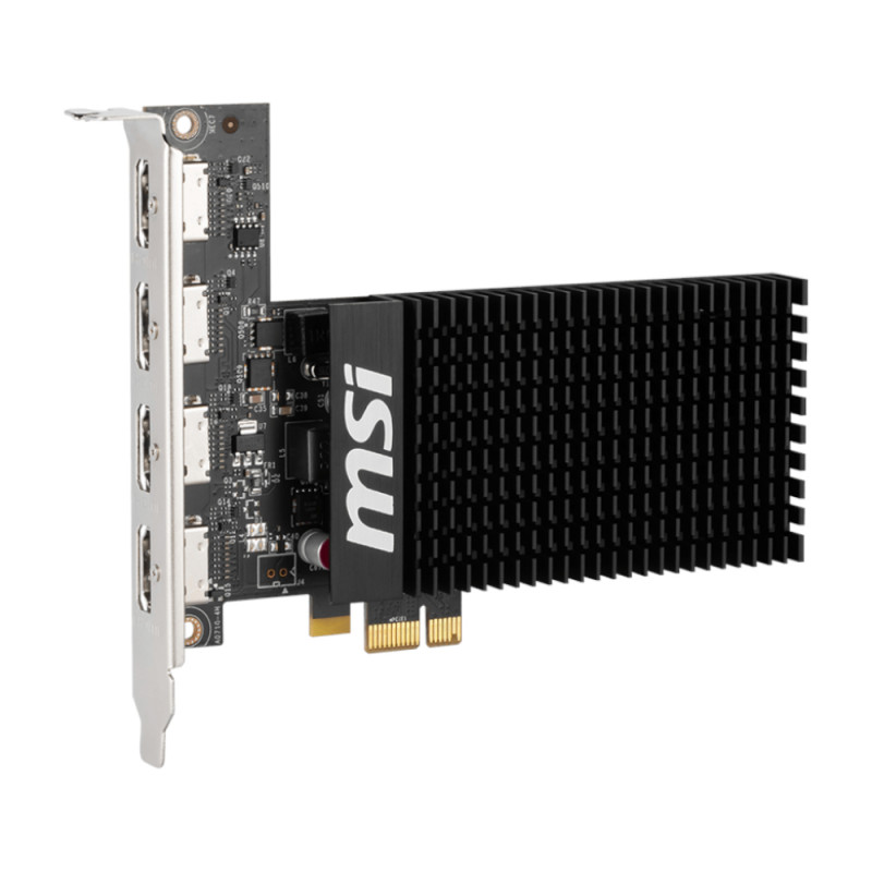 MSI GeForce GT 710 2GD3H videokaart, 2 GB GDDR3, 64-bitine, 4x HDMI