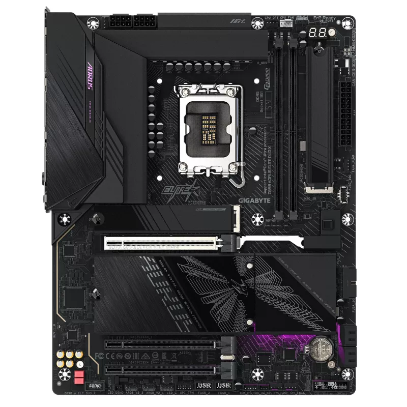 Gigabyte Z890 AORUS Elite Duo X emaplaat, ATX, LGA1851 pesa, DDR5