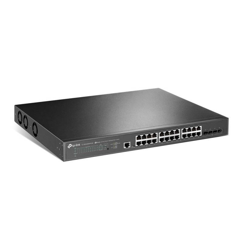 TP-Link JetStream TL-SG3428XPP-M2 hallatav L2+ võrgulüliti, 2,5G Ethernet, PoE, 1U, must