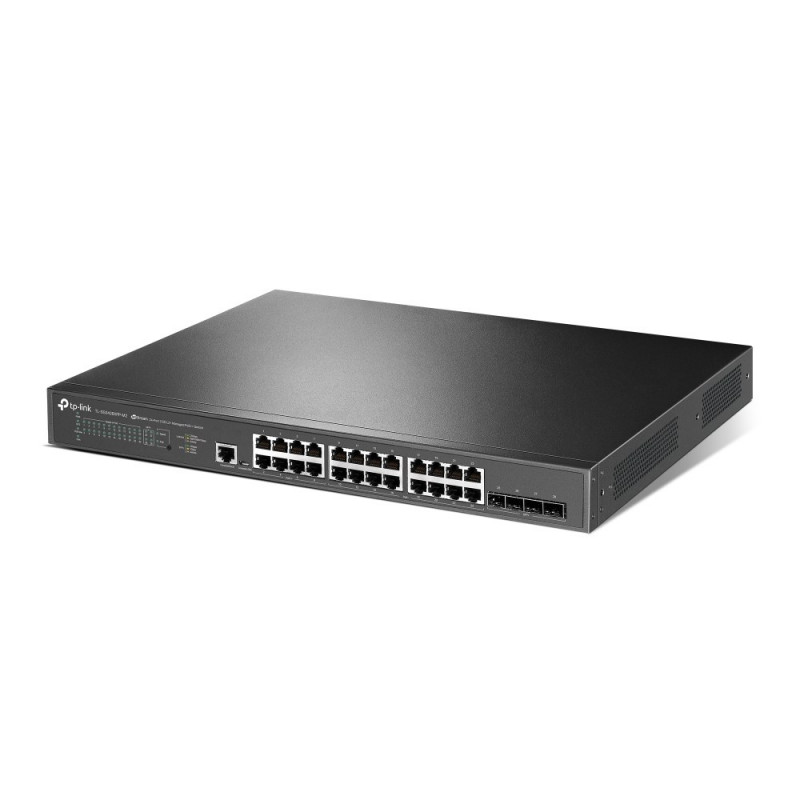 TP-Link JetStream TL-SG3428XPP-M2 hallatav L2+ võrgulüliti, 2,5G Ethernet, PoE, 1U, must