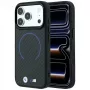BMW M Kevlar Blue Print Ring MetalLogo MagSafe ümbris iPhone 18 Pro Max / 17 Pro Max telefonile, must
