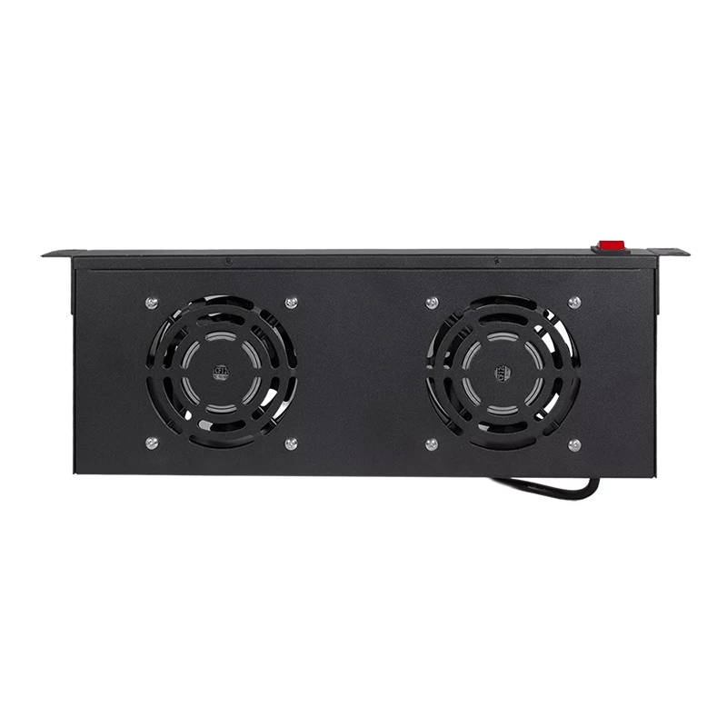 LogiLink FAU102B 19″ ventilaatoriplokk, 2 ventilaatorit, lülitiga, 1U, must