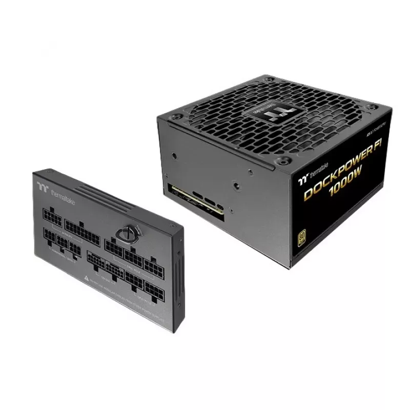 Thermaltake Dockpower FI 1000W toiteplokk, 80 PLUS Gold, moodulaarne, must