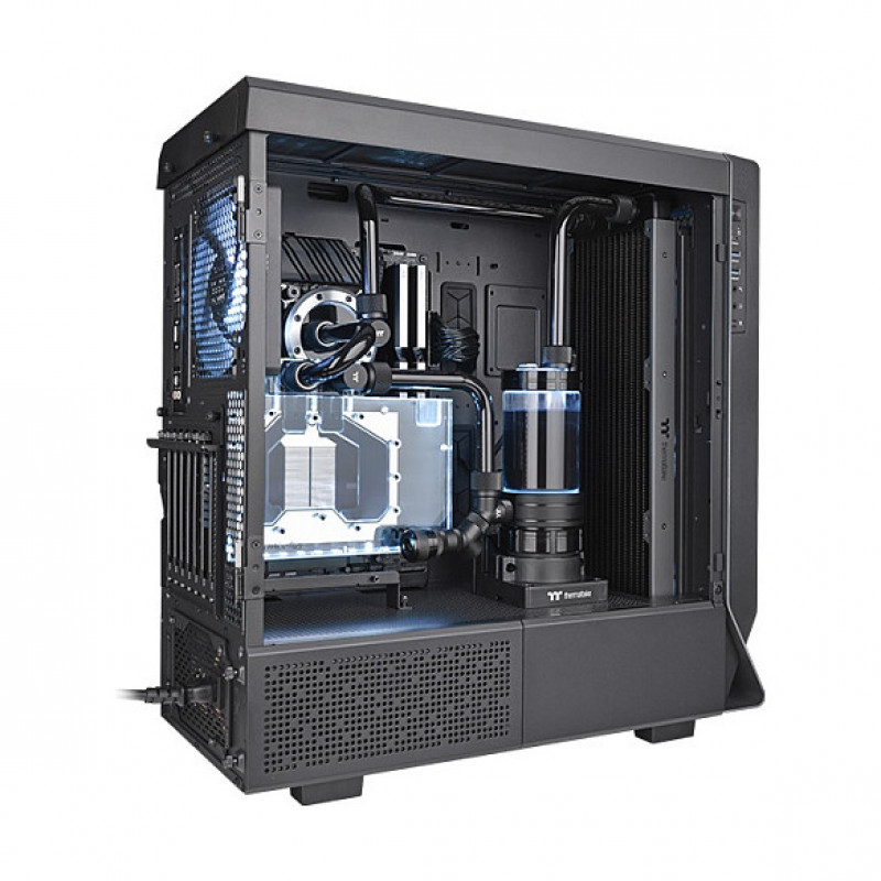 Thermaltake Pacific SR280 Slim Radiator DIY LCS radiaator, must, CL-W381-CU00BL-A