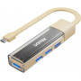 Unitek H1319ACL01 kahesuunaline USB-C / USB-A jaotur, 5 Gbps, kreemjas