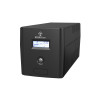 Alantec AP-BK1000-02 katkematu toite allikas UPS 1000VA/600W, tornkorpus, LCD, 4×CEE 7/3, USB, 2×7Ah VRLA akut