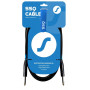 SSQ JMPJMP6 SS-1450 mono jack-kaabel, jack mono – jack mono, 6 m, must