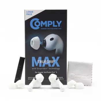 Comply MAX kõrvaotsakud Apple AirPods Pro 3 jaoks, valge, suurus L
