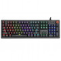 Marvo KG917 mehaaniline mängurklaviatuur, US paigutus, RGB, Jixian Blue lülitid, USB, must