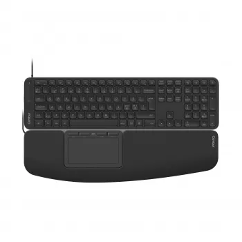 Contour Design CDTP2050BALPN2050 juhtmega klaviatuur, täissuuruses (100%), USB, käärlülitid, QWERTY, must