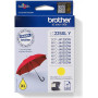 Brother LC-225XLY tindikassett, kollane, 10 ml, suure mahutavusega
