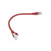 Lanberg PCU6-10CC-0025-R ühenduskaabel RJ45 Cat.6 U/UTP, 0,25 m, punane