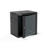 Alantec SW-12U-600-450-01-CF seinale kinnitatav serverikapp 19 tolli 12U, 600x450, must, isekoostatav (Flat Pack)
