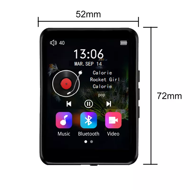 Zenwire Vibe P1 kaasaskantav MP3/MP4-mängija