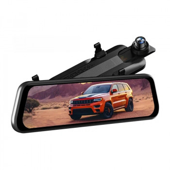 WOLFBOX G930 peegli tüüpi videoregistraator, 4K esikaamera + 1080p tagakaamera, 64 GB