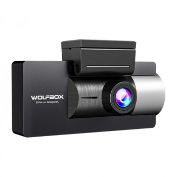 WOLFBOX i17 videoregistraator, 4K esikaamera + 2,5K tagakaamera + 1080p salongikaamera, Wi-Fi, 64 GB