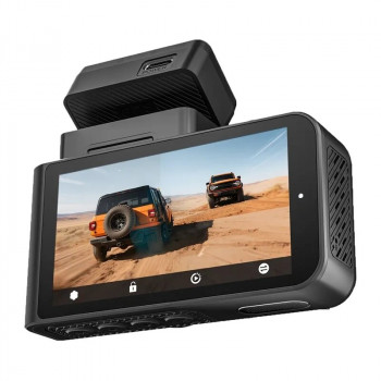 WOLFBOX X3 videoregistraator, 2,5K esikaamera + 1080p tagakaamera, Wi-Fi, 64 GB