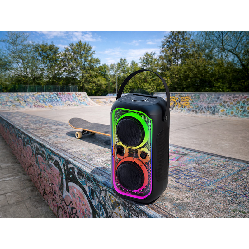 Tracer 47875 Poweraudio CRYSTAL 60 BT TWS kaasaskantav kõlar, 60 W
