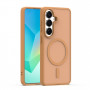 iLike Mag Matt ümbris telefonidele Samsung Galaxy A16 4G / A16 5G / A17 4G / A17 5G suure kaameraavaga, pruun