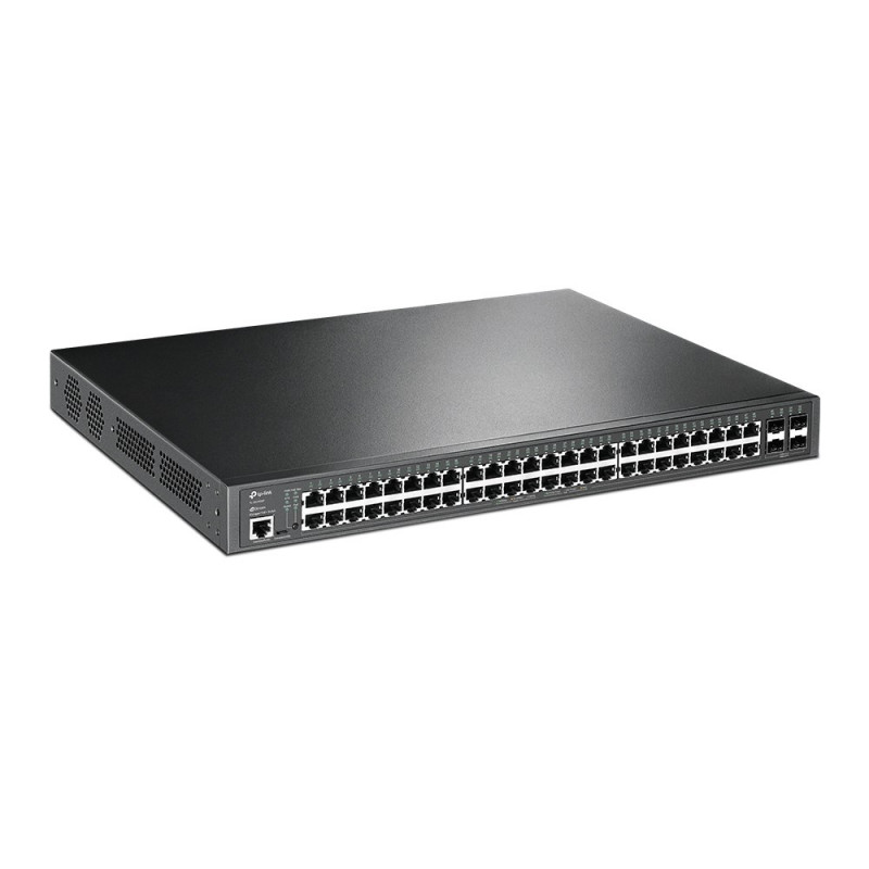 TP-Link JetStream TL-SG3452P hallatav L2/L3 Gigabit Ethernet PoE võrgulüliti, 1U, must