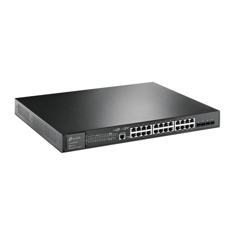 TP-Link JetStream TL-SG3428XMP hallatav L2+ Gigabit Ethernet PoE võrgulüliti, 1U, must
