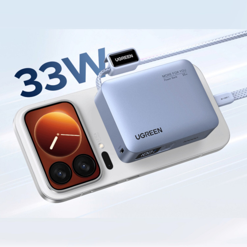 Ugreen PB584 akupank 10000 mAh, hall