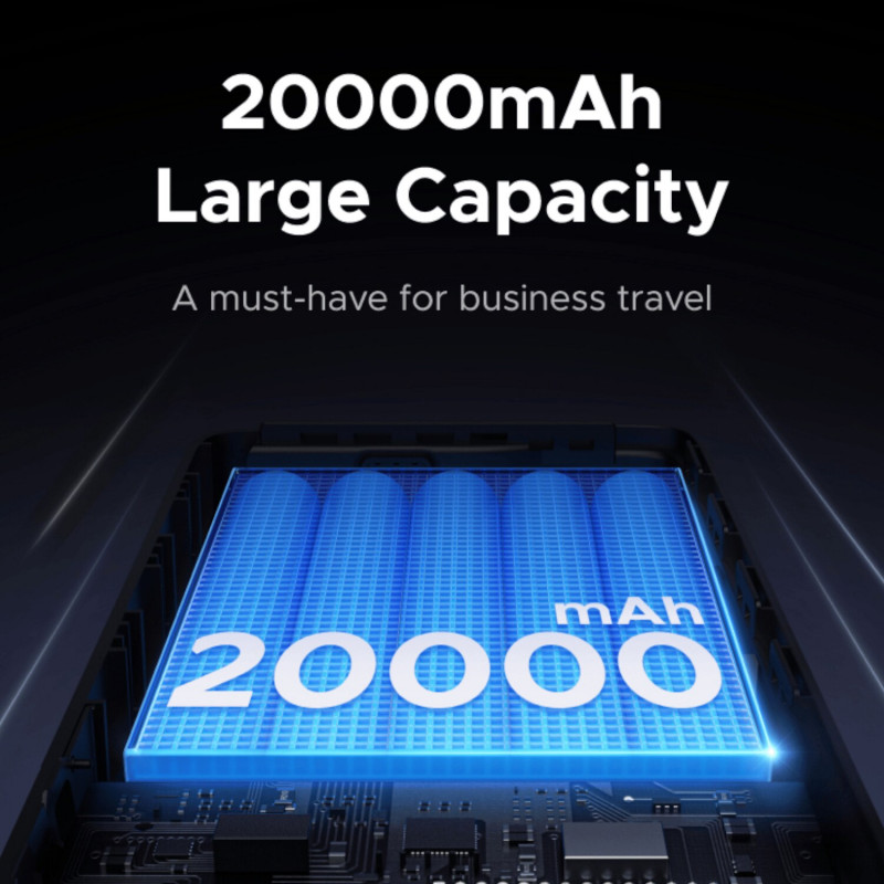 Ugreen PB550 akupank, 20000 mAh, hall