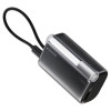 SHARGE Flow 3 akupank, 10 000 mAh, 45 W PD, USB-C kaabel, must
