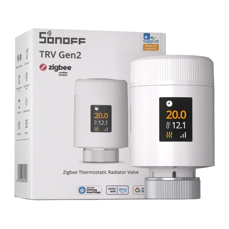 Sonoff TRV Gen2 (TRV-ZBT) Zigbee radiaatori termostaatventiil