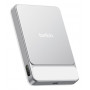Belkin UltraCharge Pro Slim BPD022HQWH magnetiline akupank, 10000 mAh, 25 W, hõbedane, ekraaniga