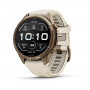 Garmin Fenix 9 Pro 010-04335-26 nutikell, 43 mm, sügisese kuldse tooniga titaan, kreemjas/prantsuse halli silikoonrihm