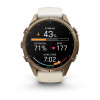 Garmin Fenix 9 Pro 010-04335-26 nutikell, 43 mm, sügisese kuldse tooniga titaan, kreemjas/prantsuse halli silikoonrihm