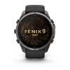 Garmin Fenix 9 Pro 010-04337-16 nutikell, 51 mm, Carbon Gray DLC titaan, must/hall silikoonrihm