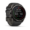 Garmin Fenix 9 Pro 010-04337-16 nutikell, 51 mm, Carbon Gray DLC titaan, must/hall silikoonrihm