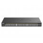 D-Link DGS-1250-52XP L3 nutikas PoE võrgulüliti, 48 x 10/100/1000