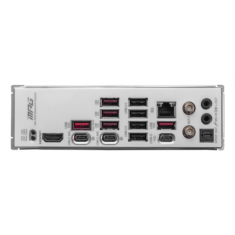 MSI MPG X870E Edge TI WIFI emaplaat