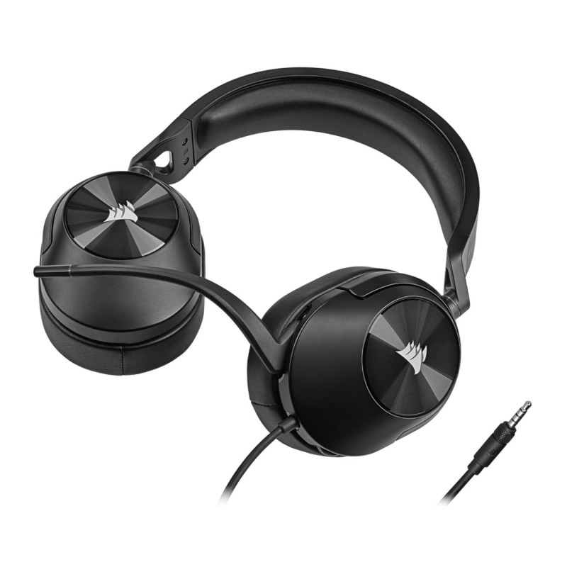 Corsair HS55 Surround CA-9011260-AP juhtmega mängupeakomplekt, Dolby Audio 7.1, süsimust