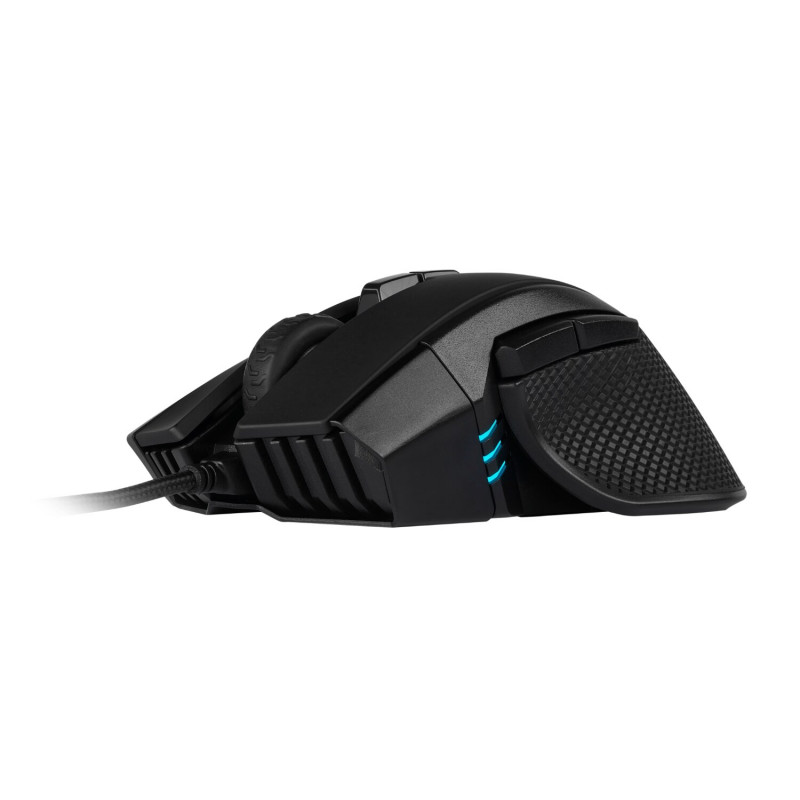 Corsair IRONCLAW RGB CH-9307011-AP mängurihiir, 18000 DPI, must