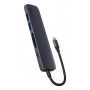 Epico 6in1 Alu Hub 8K USB-C jaotur, taevasinine