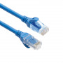 ACT FC1600 ülipaindlik CAT6A U/UTP ühenduskaabel RJ45 pistikutega, 0,5 m, TPE, kinnijäämiskaitsega, sinine